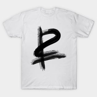 Brushstroke Black and White T-Shirt